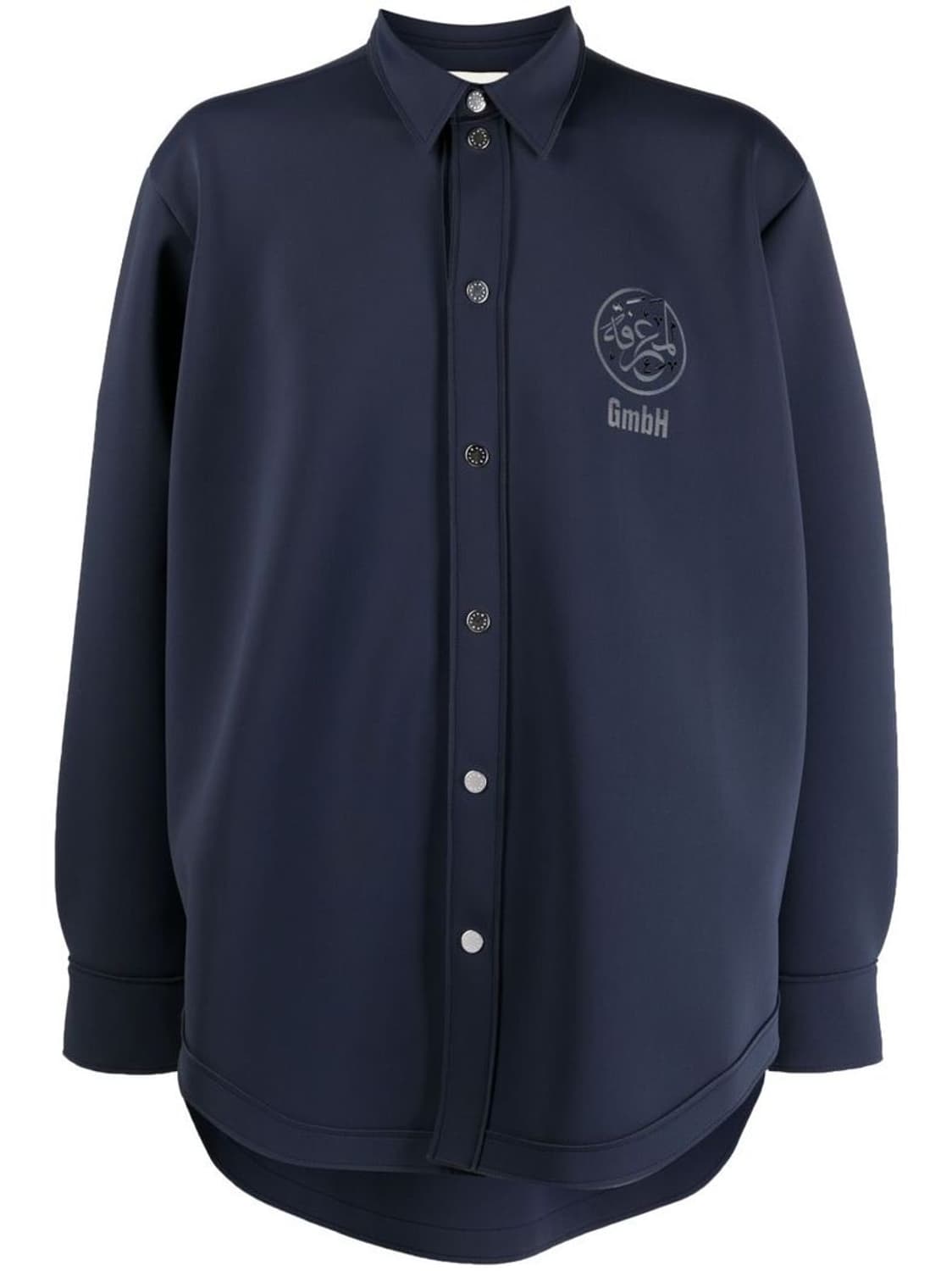 gmbh 로고 프린트 리사이클 나일론 셔츠 게엠베하 상품이미지2