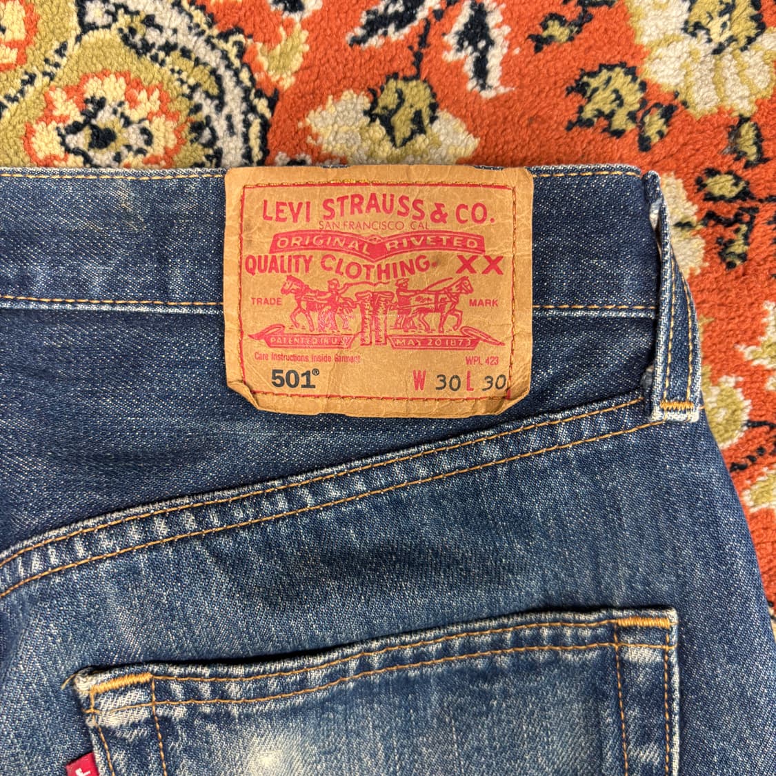 [30] 리바이스 빈티지 501 데님 팬츠 상품이미지5