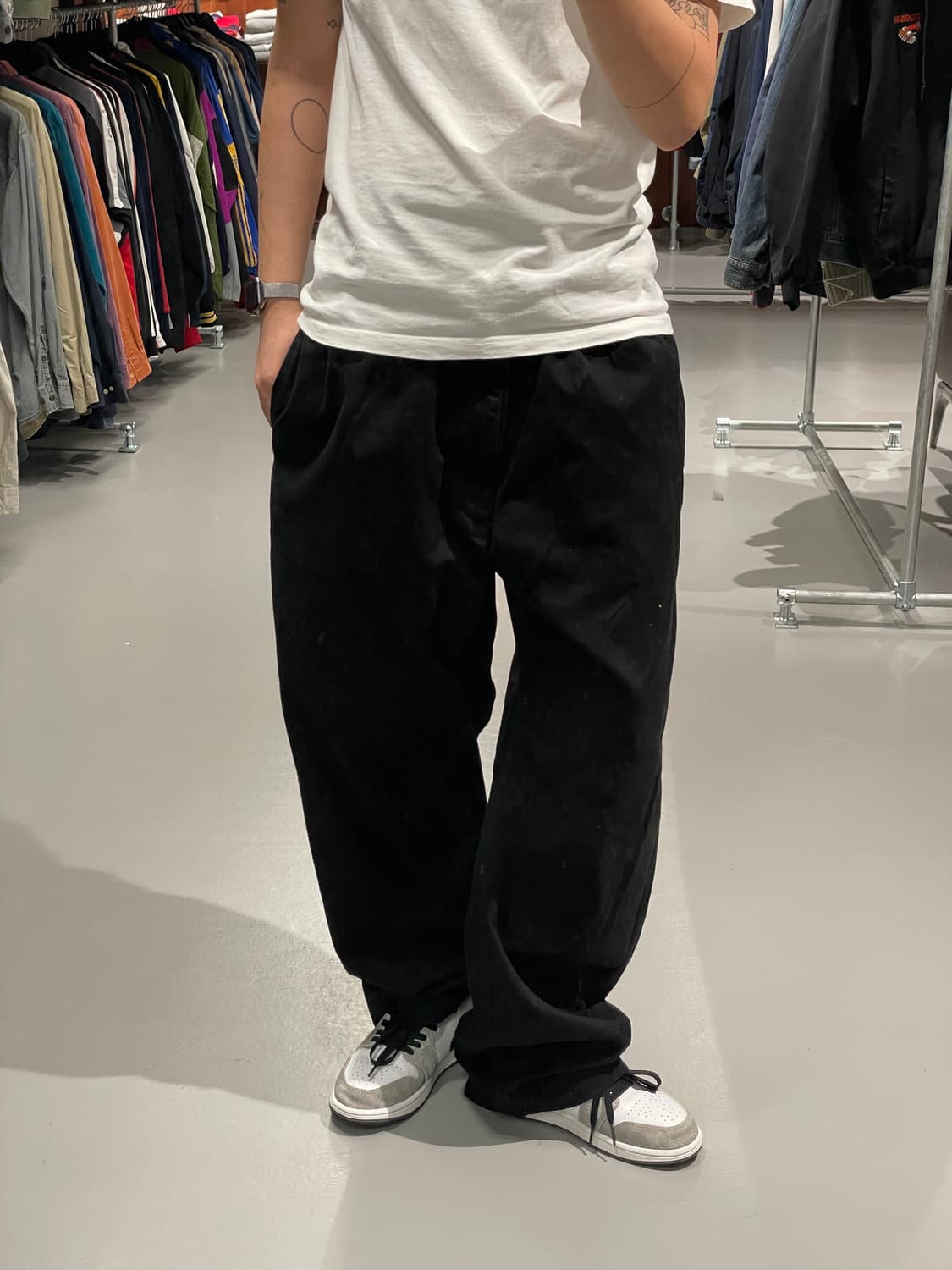 컨버스 코튼 와이드 팬츠 상품이미지2