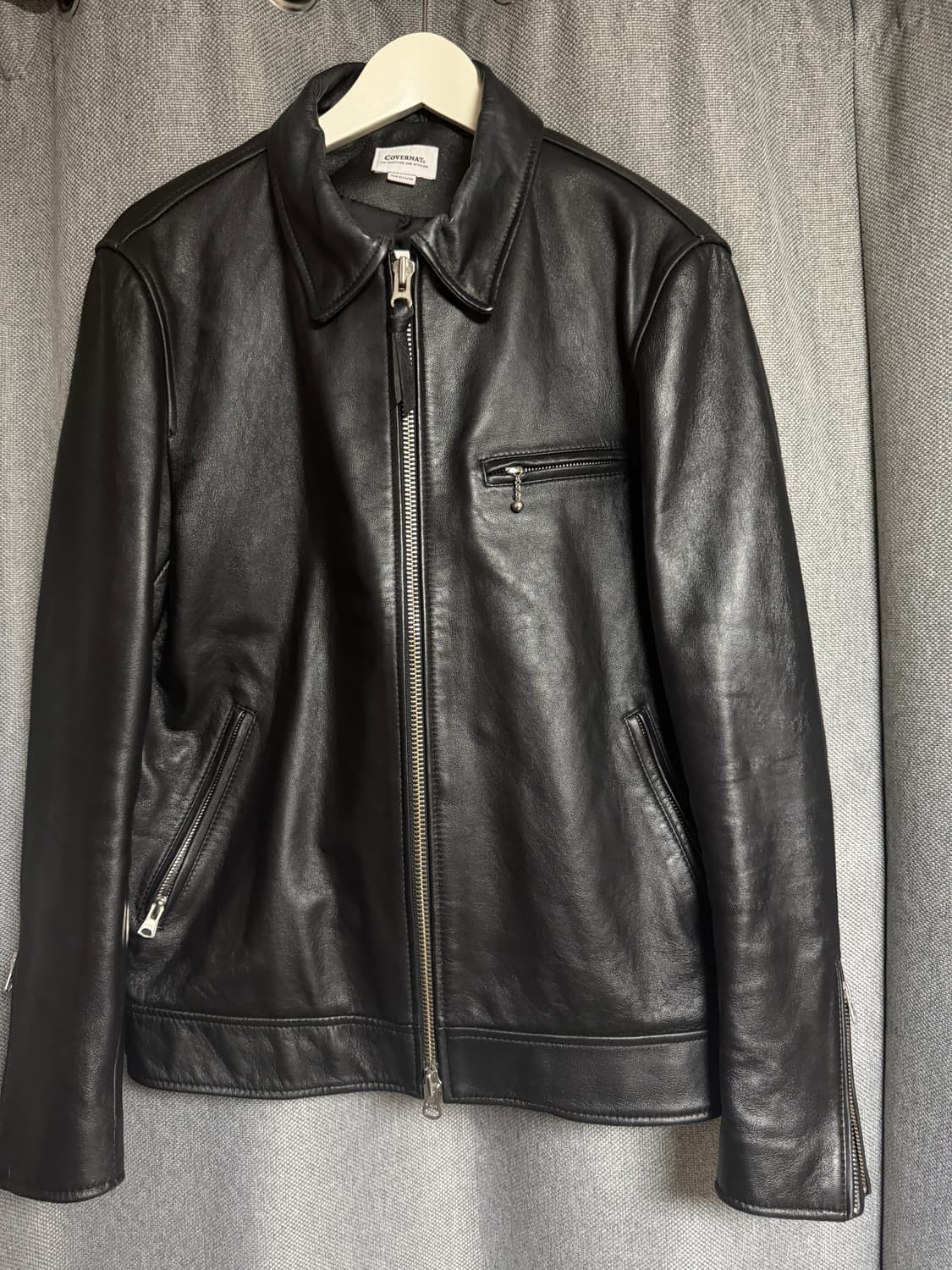 커버낫 램스킨 싱글라이더 양가죽 자켓 M 상품이미지1