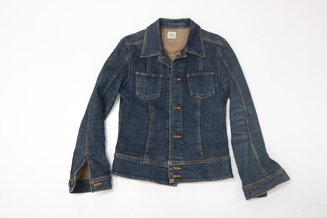 BRAPPERS 브라퍼즈 빈티지 워싱 데님 트러커 자켓 (M) 상품이미지2