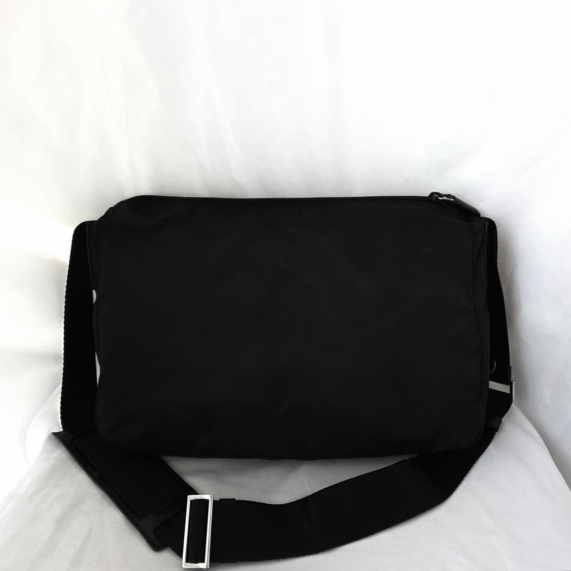 [정품 PRADA] 프라다 투포켓 지퍼 나일론 메신저백 크로스백 라지 상품이미지7