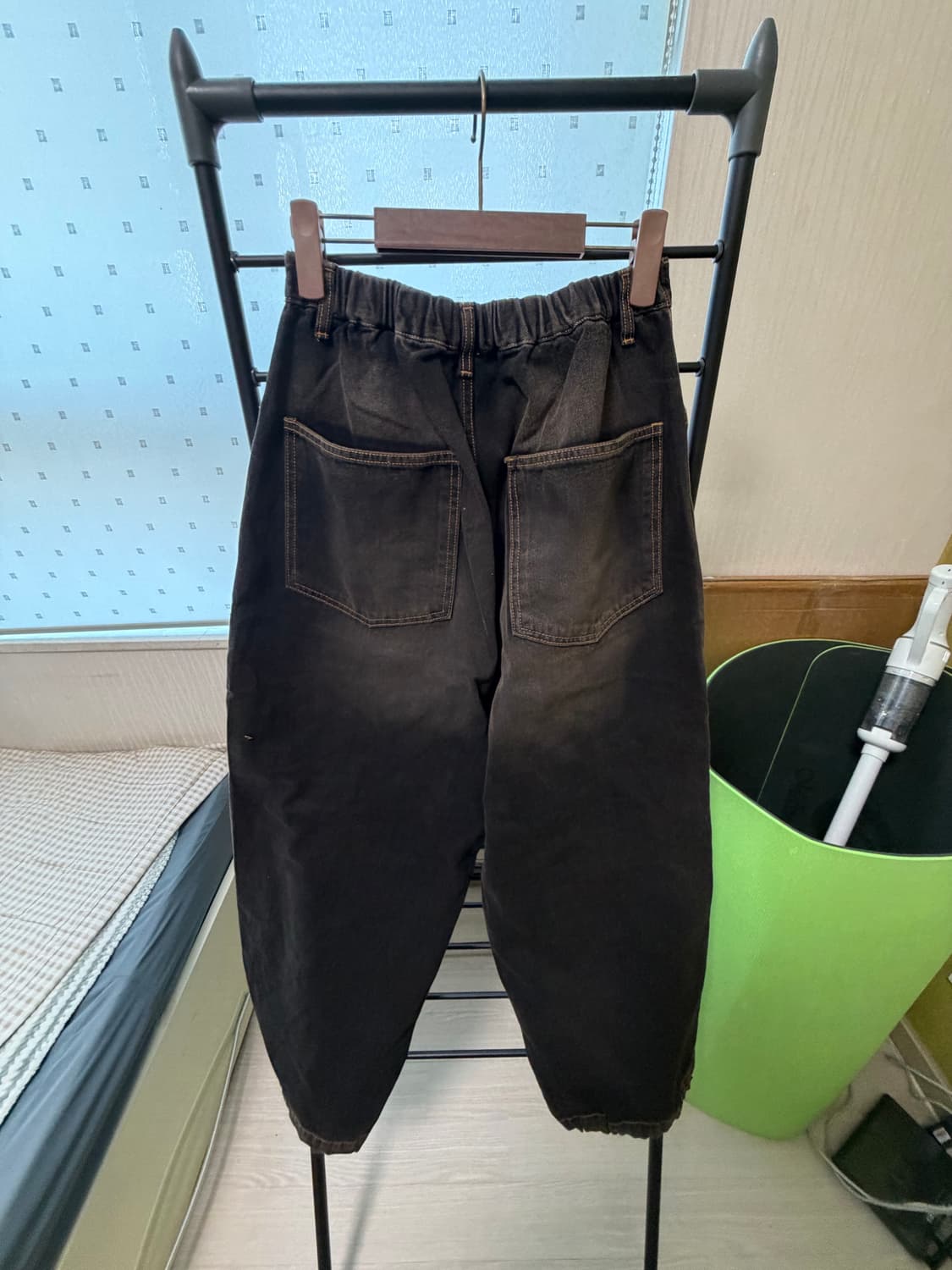 피그먼트 워싱데님 팬츠(브라운색상) 상품이미지4