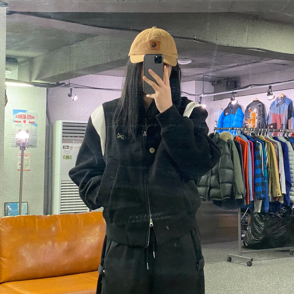 세터 퍼시 칼라리스 바시티 자켓 클래식 블랙 B3946 상품이미지1