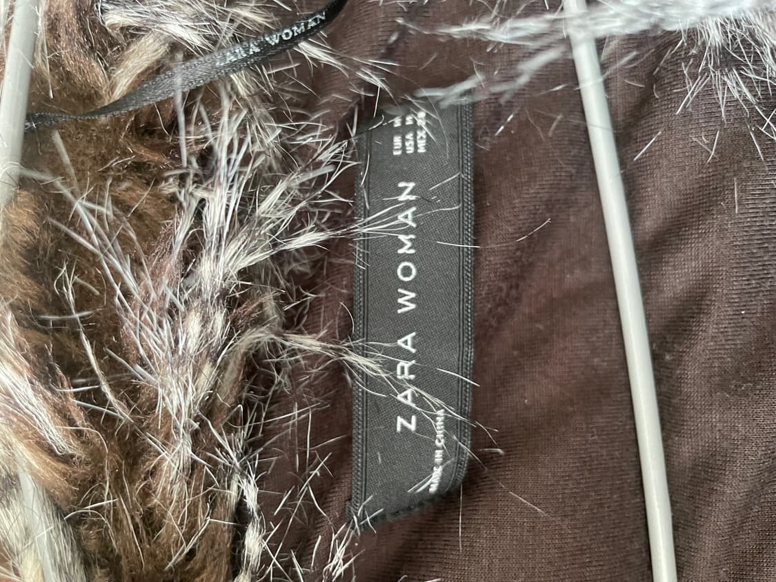 zara vintage mix fur coat 상품이미지5