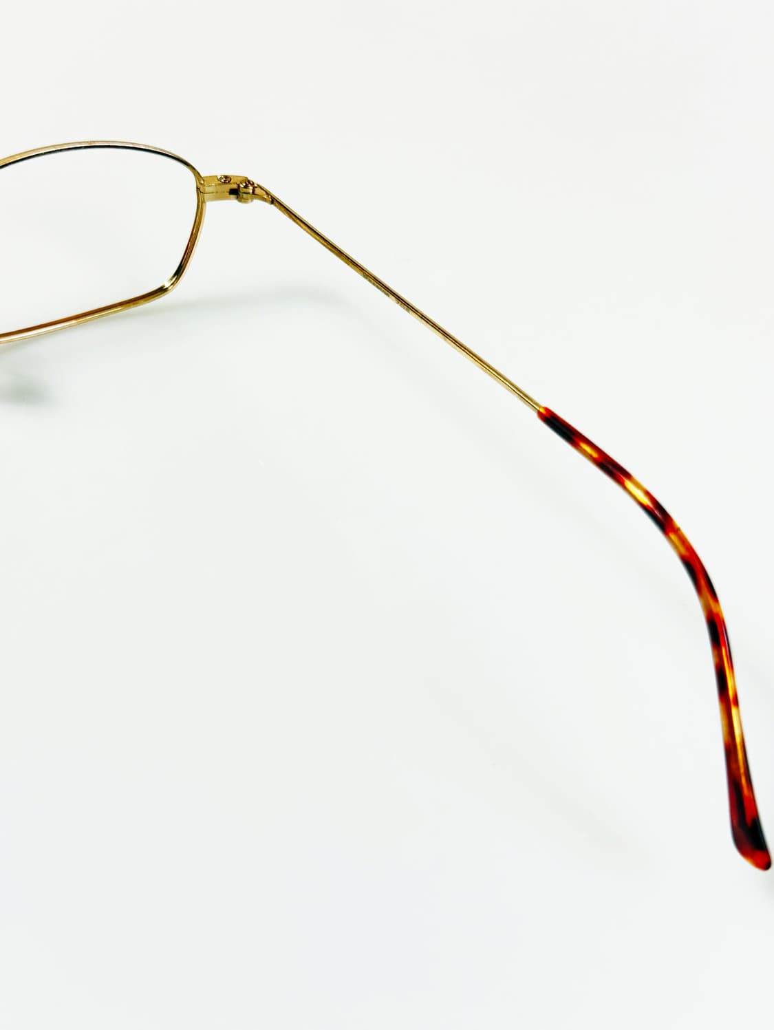 90s PASSION 골드 톨토즈 슬림 스퀘어 빈티지 안경 상품이미지6