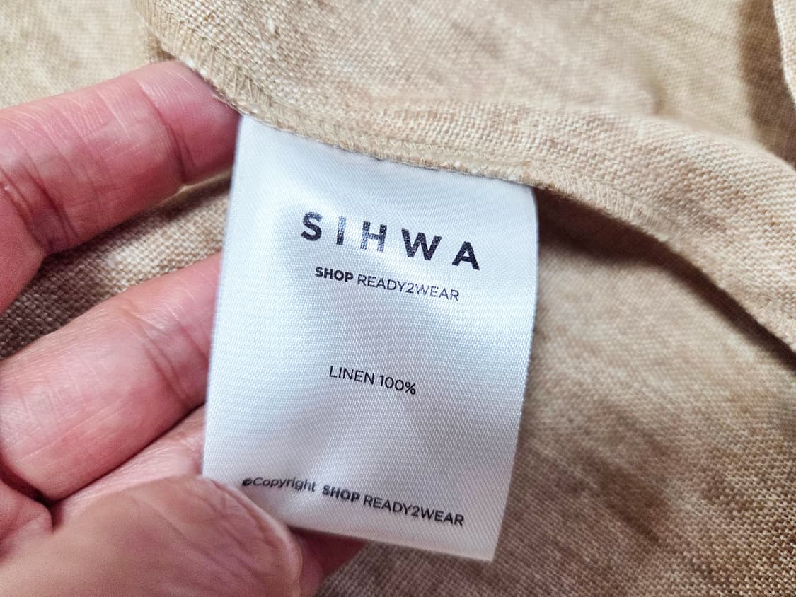 R2W 레디투웨어 시화(SIHWA) 린넨 로브자켓 프리사이즈 상품이미지8