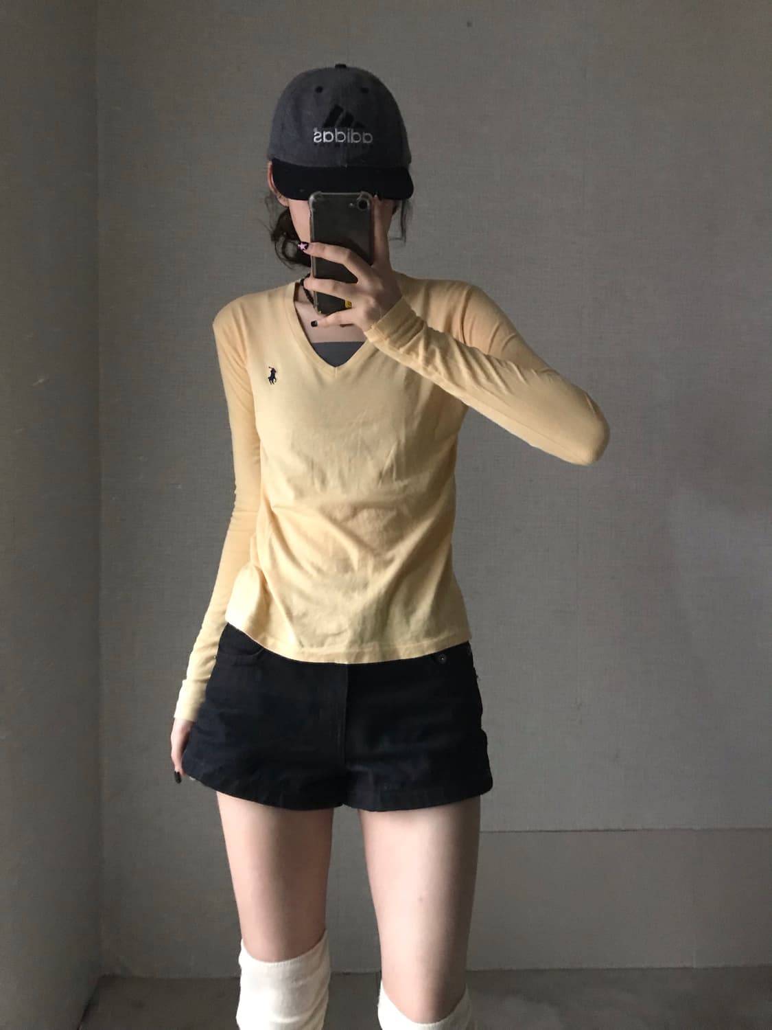 폴로 연노랑 슬림핏 롱슬리브 상품이미지3