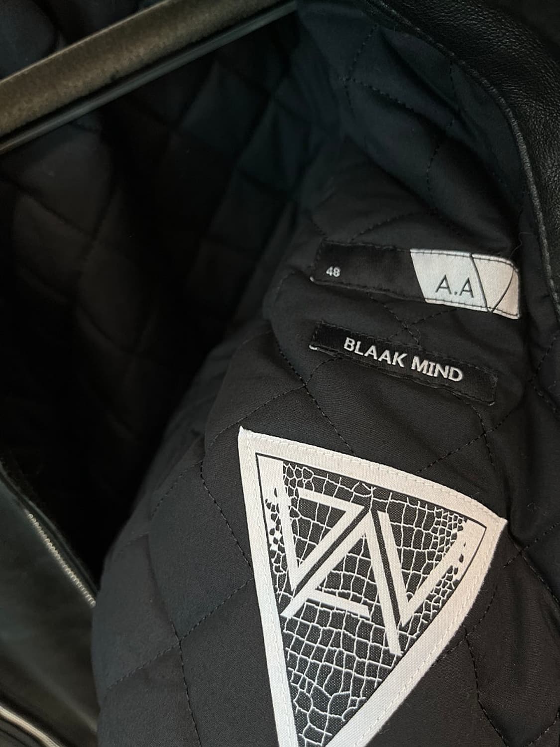 슬림95) BLAAK MIND 블루종 가죽자켓  상품이미지7