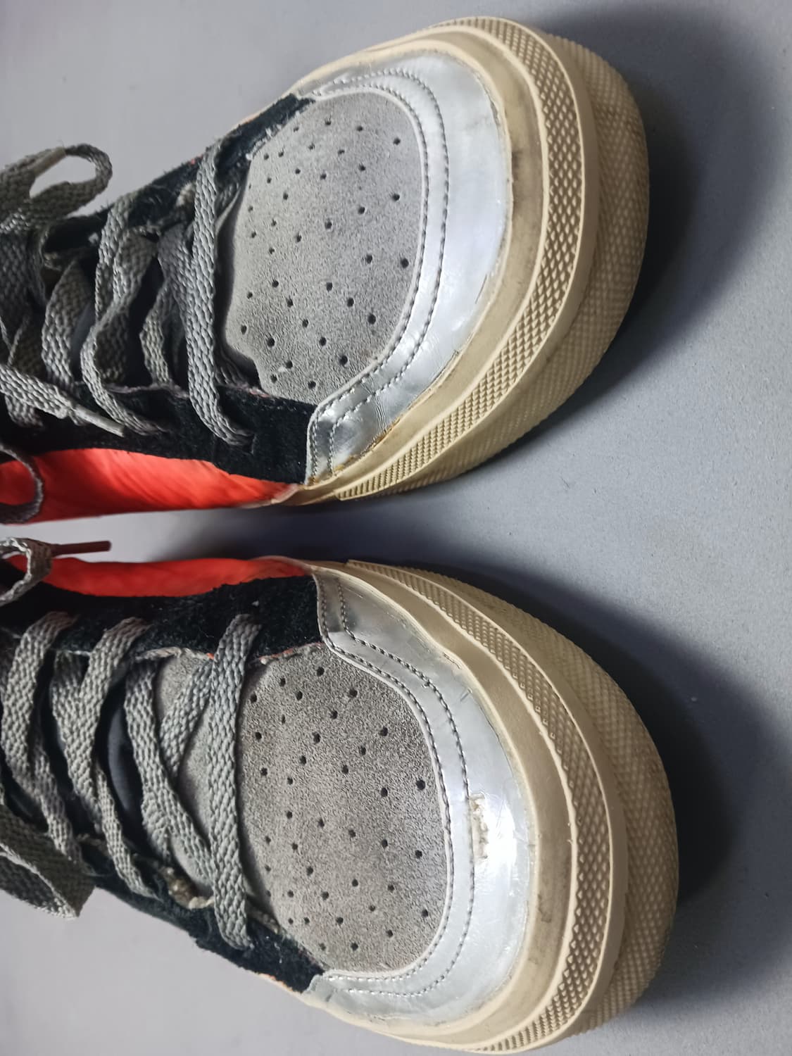 [270] 골든구스 빈티지 2.12 하이탑 스니커즈 네온 오렌지 상품이미지7