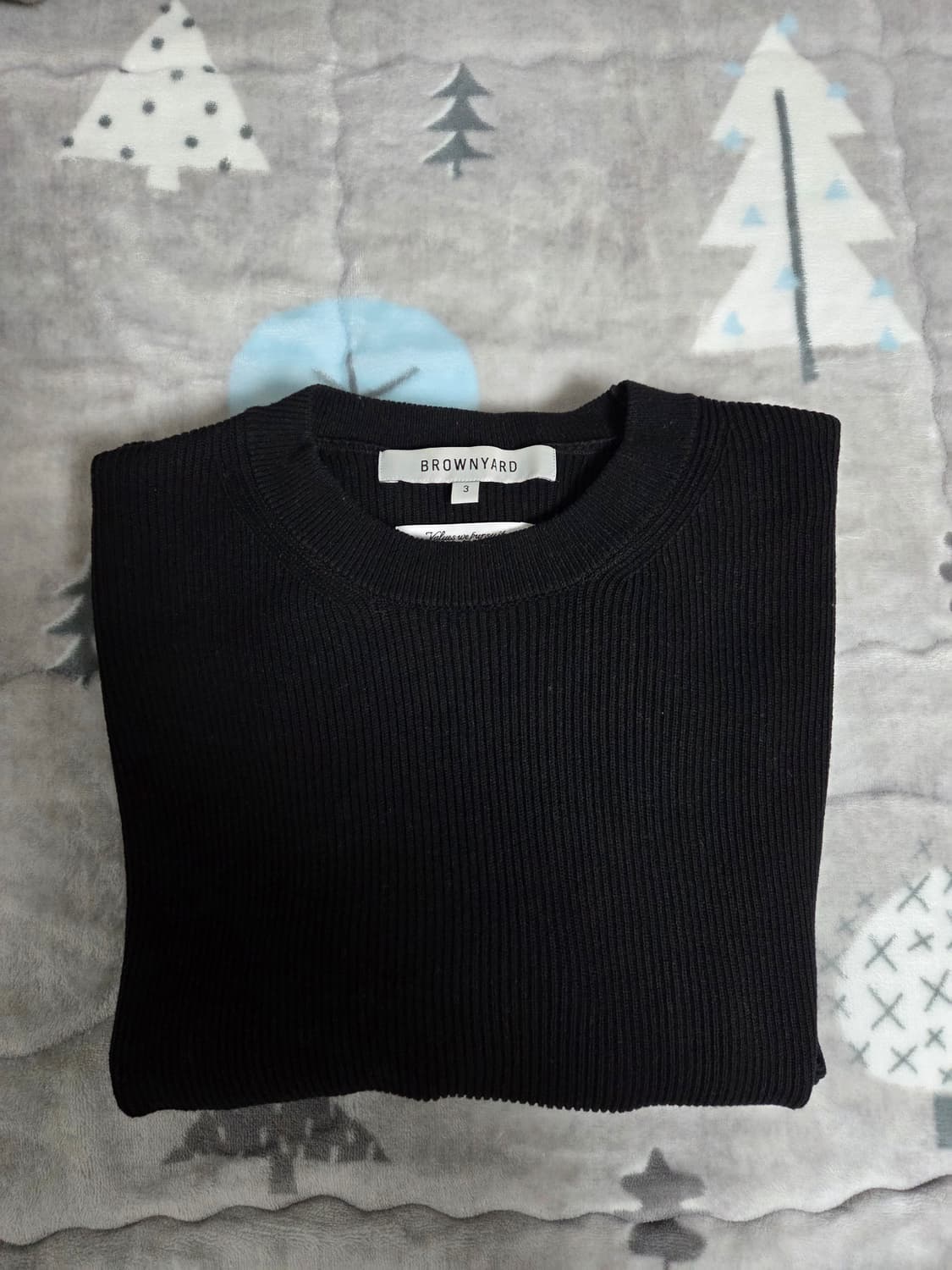 브라운야드 하이 덴시티 크루넥 니트 상품이미지2