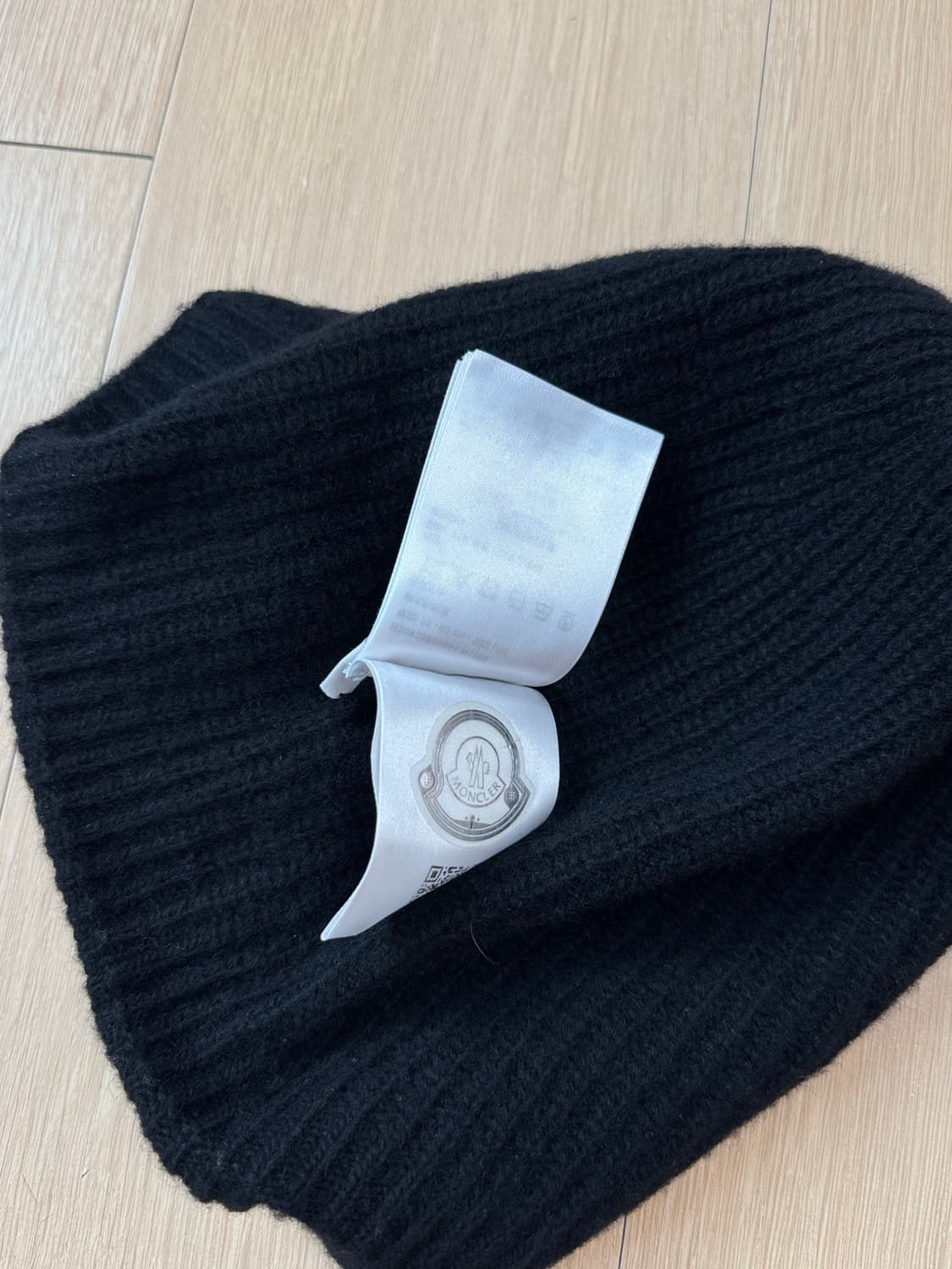 [OS] 몽클레르 울 & 캐시미어 비니 블랙 상품이미지6