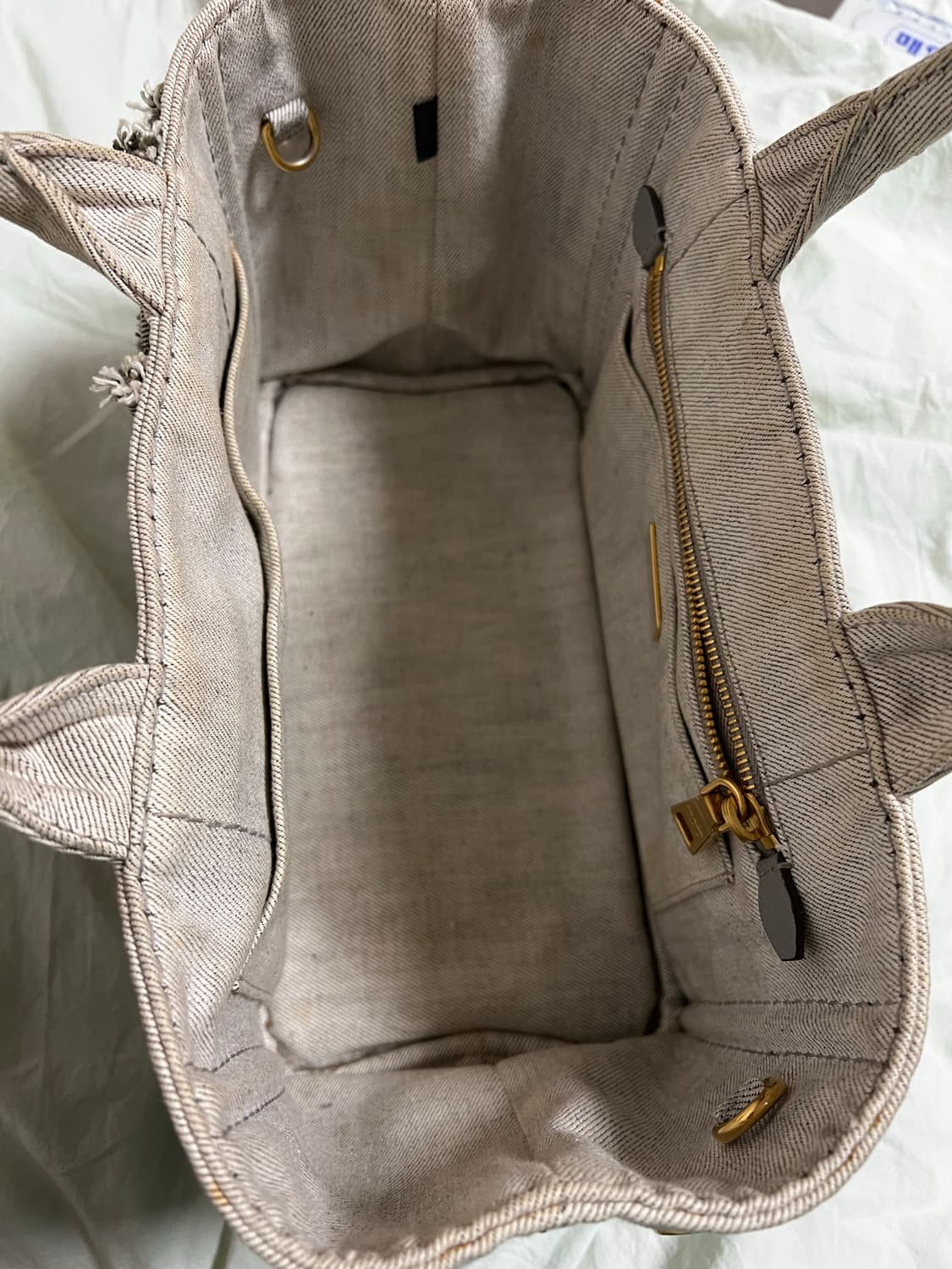 프라다 캔버스 토트백 상품이미지4