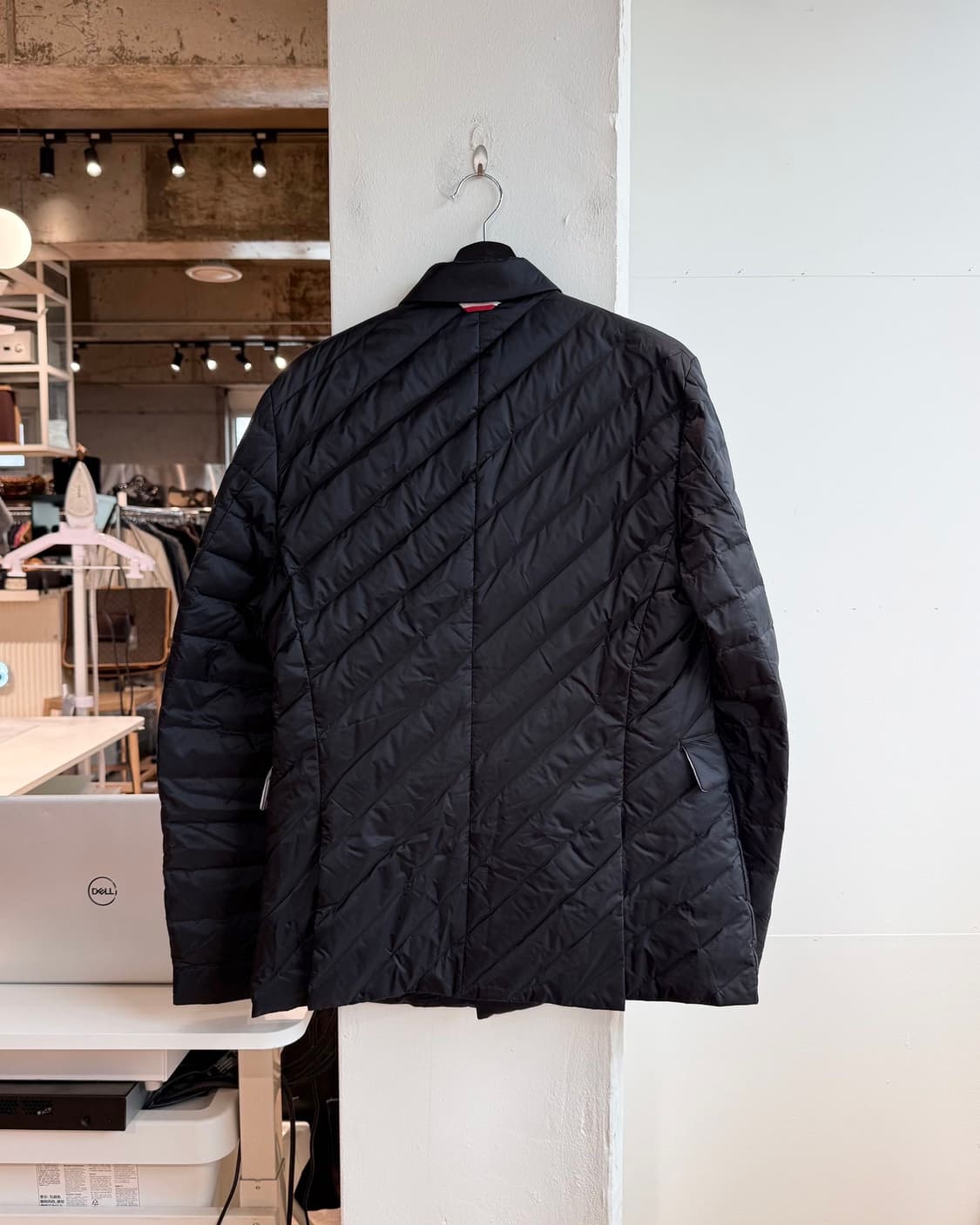 몽클레르 감마블루 블랙 퀼팅 블레이저 점퍼  상품이미지7