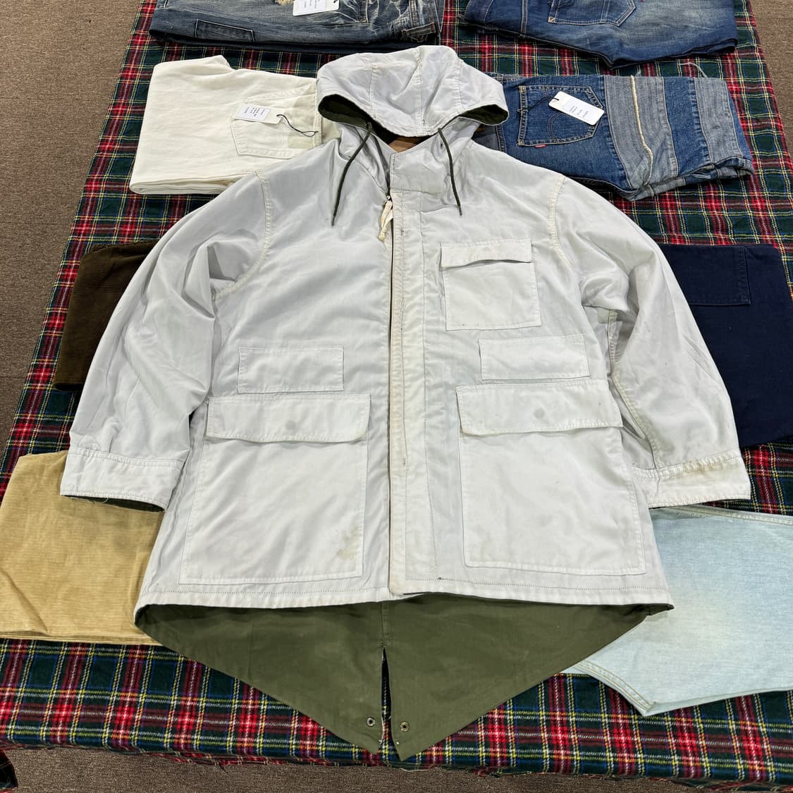 80s 대한민국 리버시블 구형 스키 야상 (L)   상품이미지1