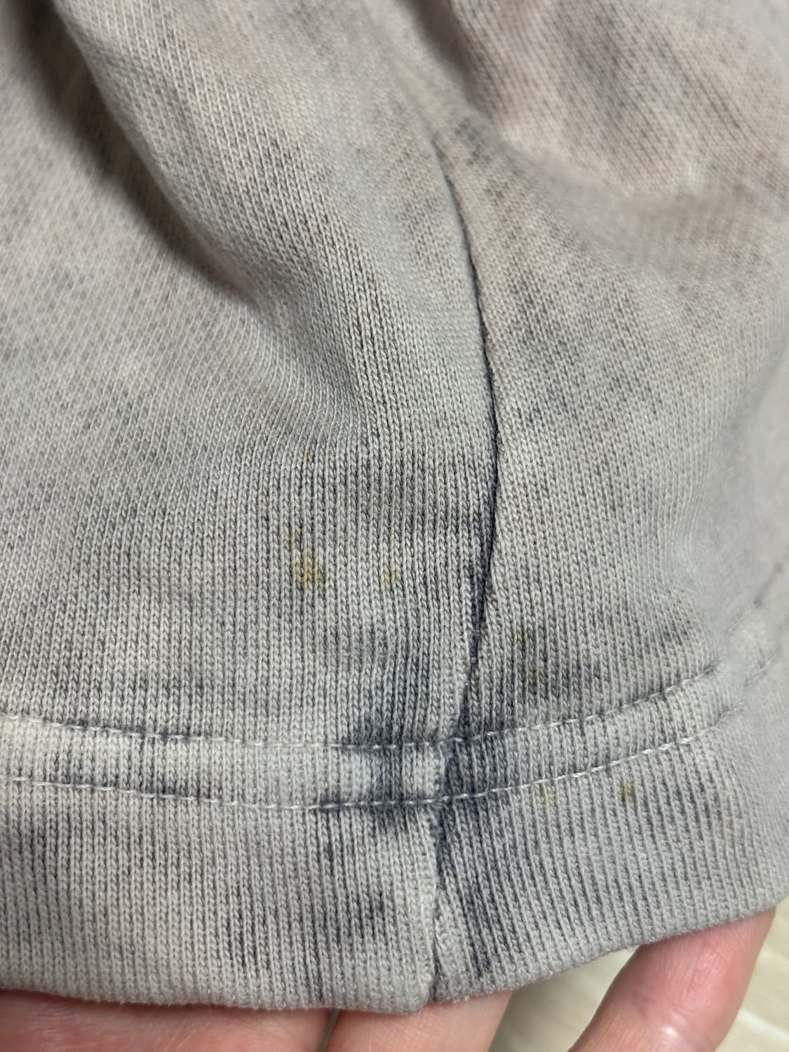 미스치프 CUT OFF SWEAT PANTS - BLEACHED PINK 상품이미지4