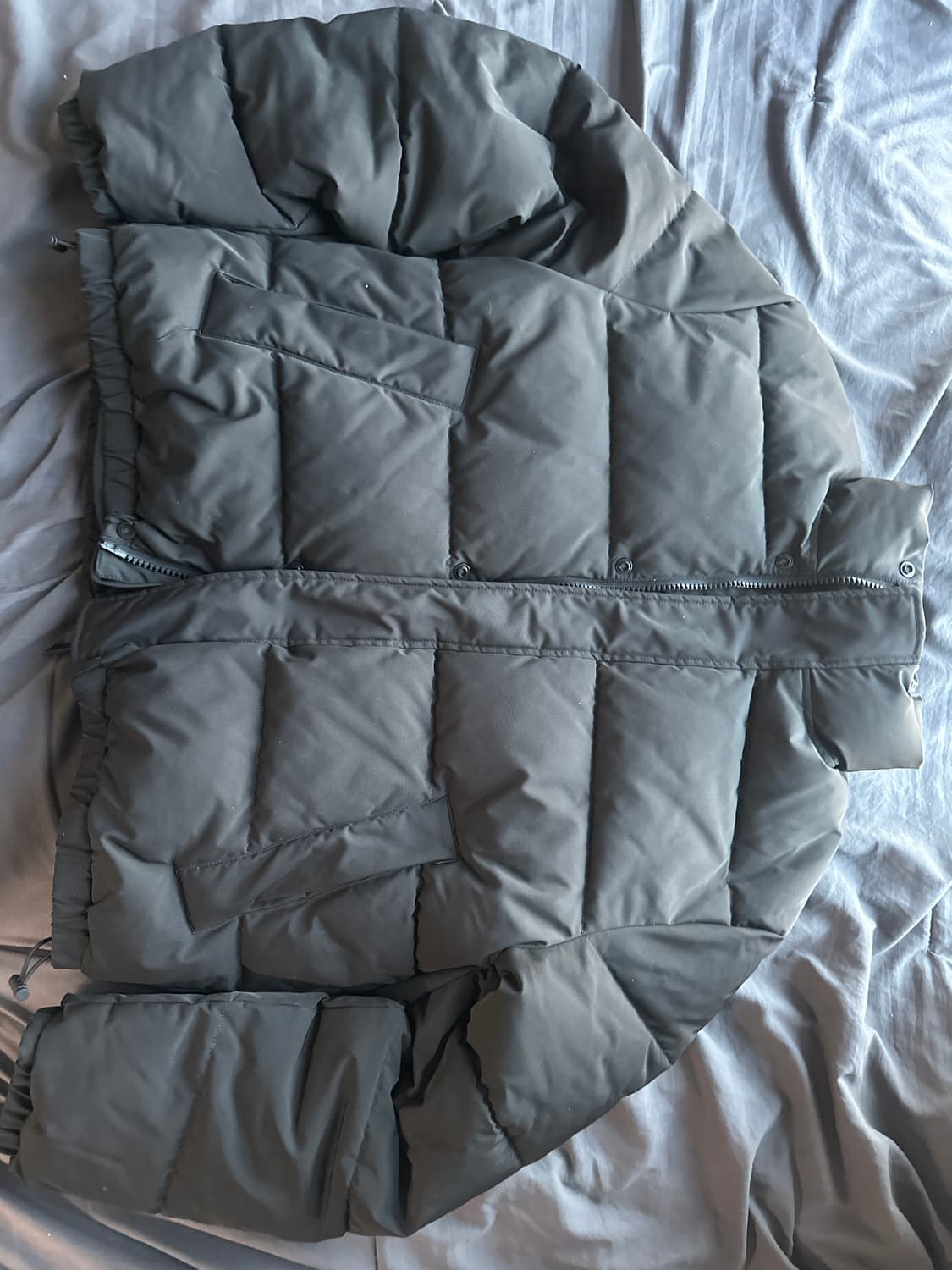 자라 박시핏 패딩 점퍼 L 블랙 상품이미지4