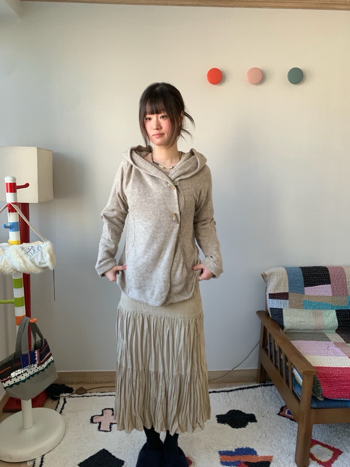 ethnic suede skirt 상품이미지1