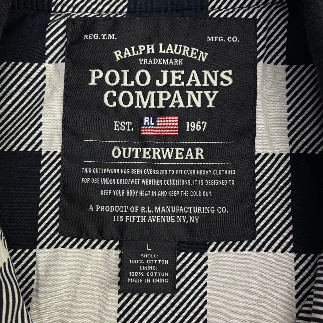 Polo  폴로 랄프로렌 진스 패치로고 해링턴 자켓 상품이미지5