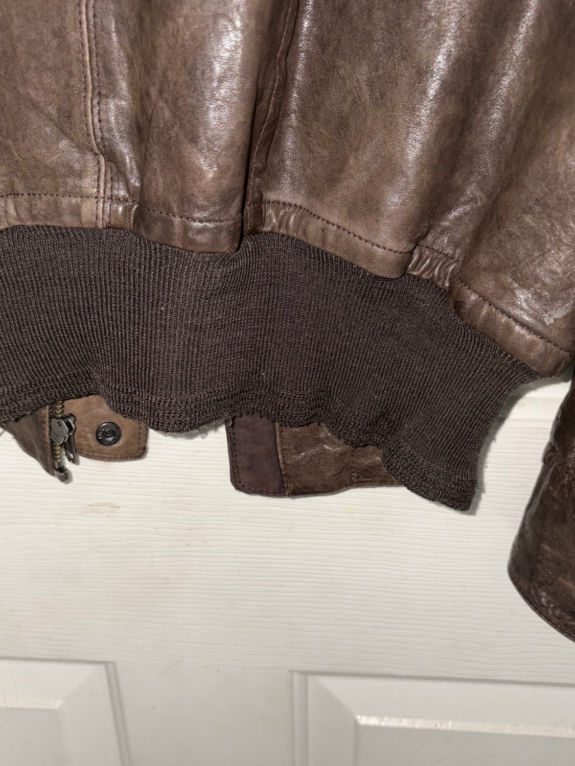 빈티지 가죽 자켓 상품이미지5