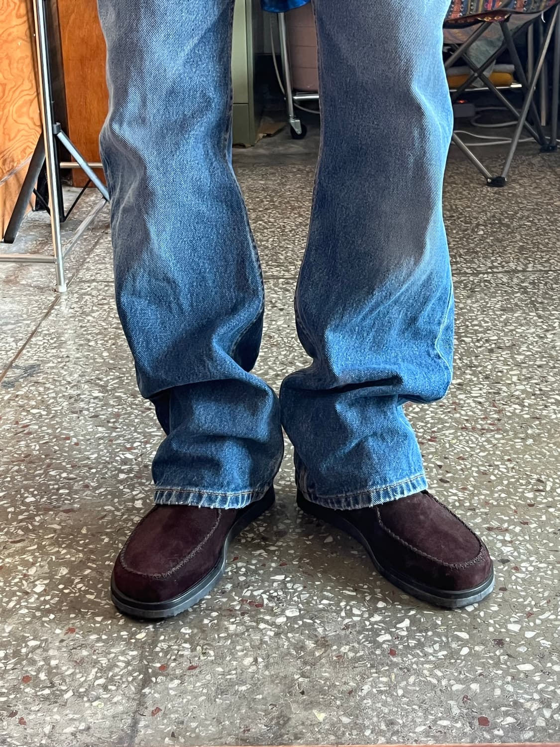 지아니 베르사체 메두사 스웨이드 목토 부츠 상품이미지1