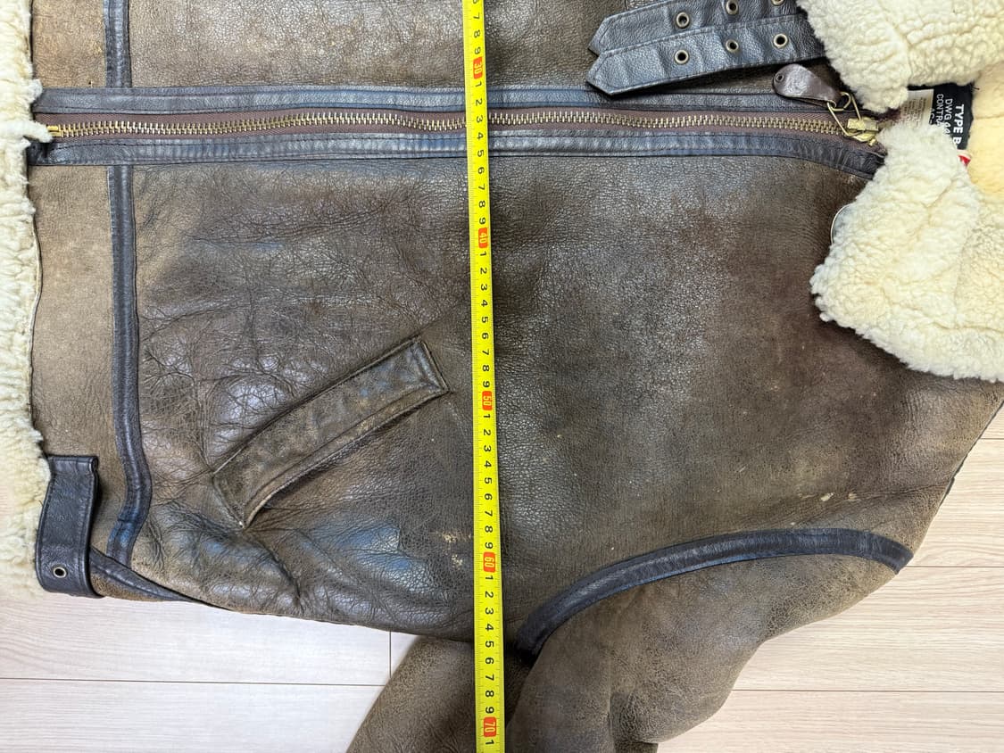 빈티지 SCHOTT 쇼트 B3 B-3 무스탕  상품이미지3