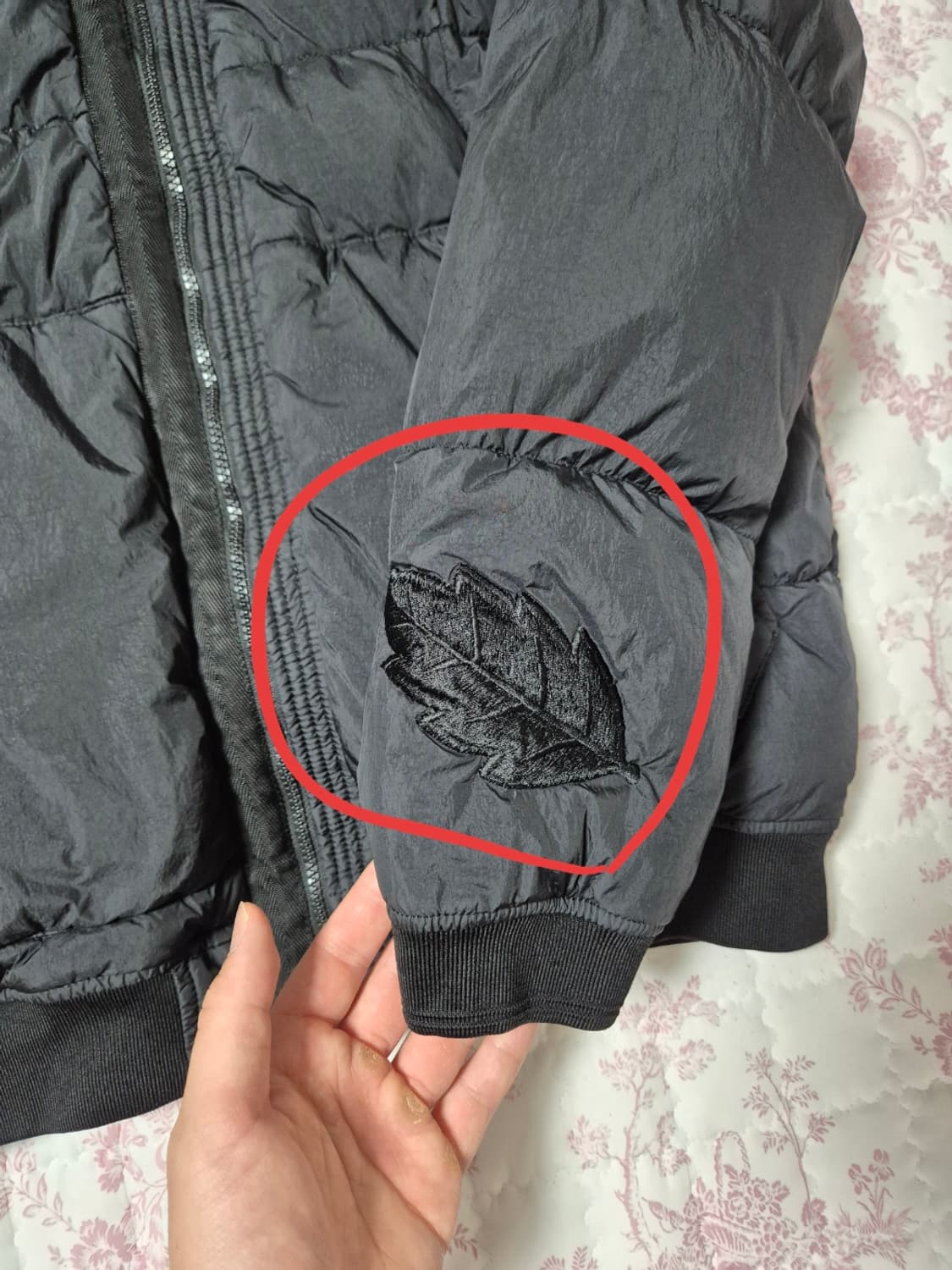 정품 스톤아일랜드 크링클랩스 패딩 95-M 블랙 상품이미지10