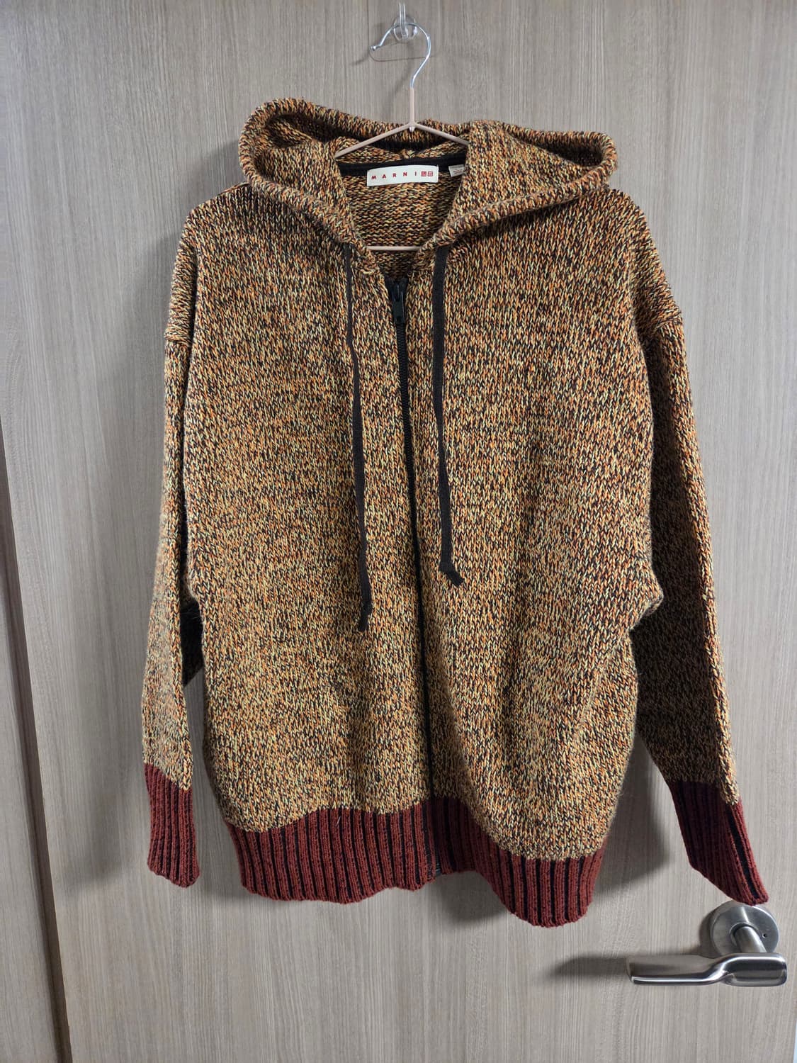마르니×유니클로 콜라보 니트 후드 집업 L 상품이미지2