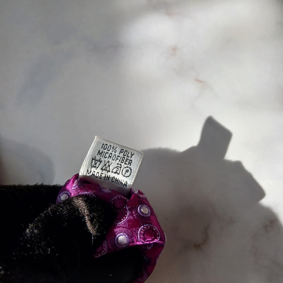 피에르 발망 실크 퍼플 기하 패턴 넥타이 9.3cm A+등급 A19703 상품이미지10