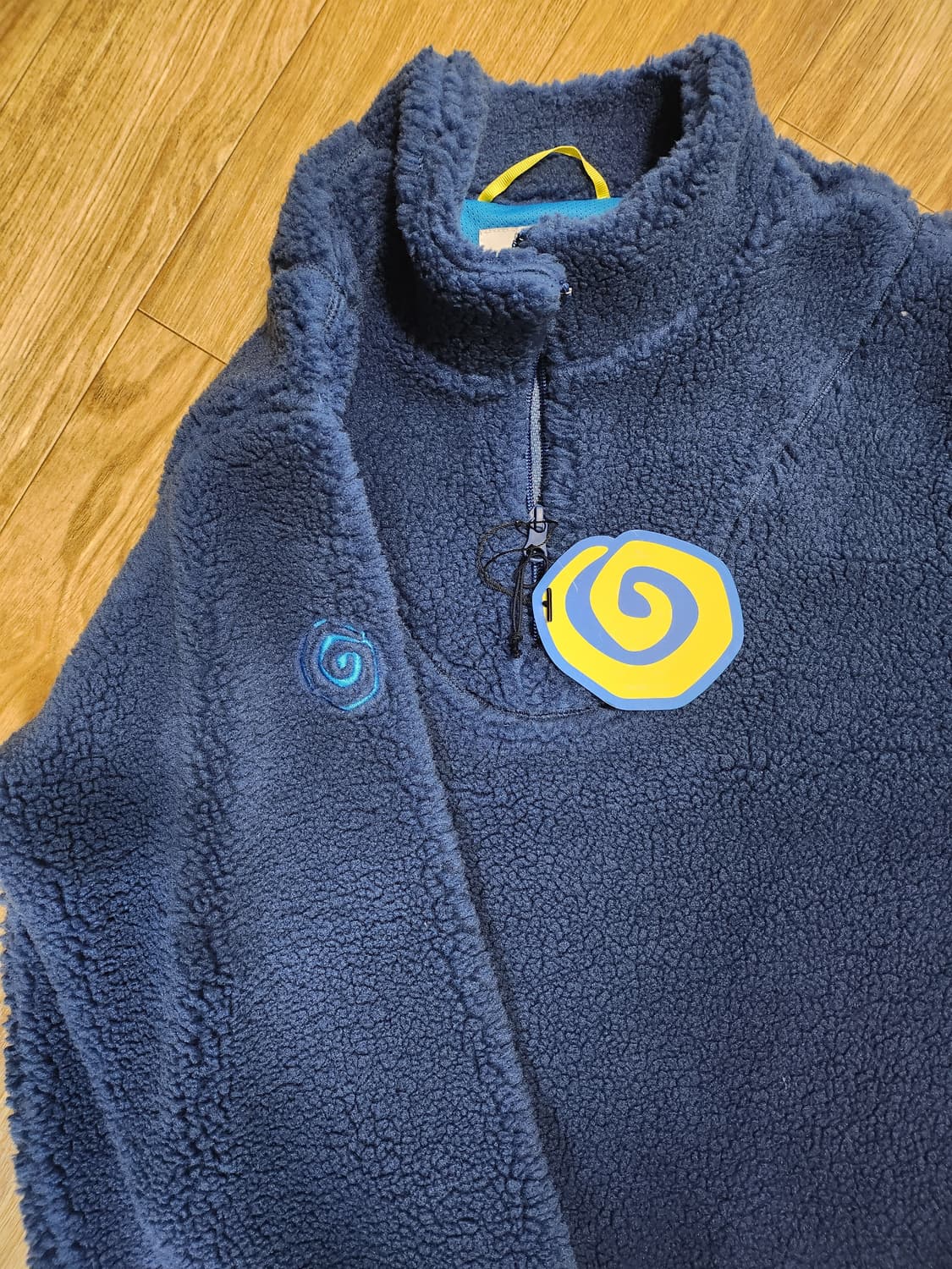 오스트리야 Bluebird Shearling Fleece Navy 상품이미지3