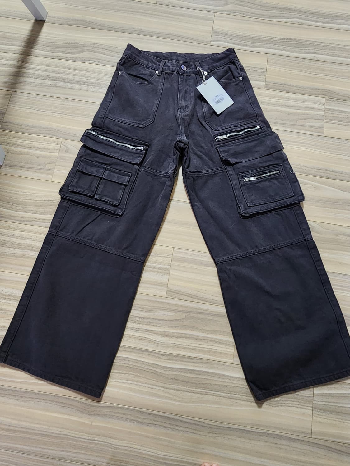 트릴리온유틸리티카고팬츠바지m사이즈차콜 상품이미지1