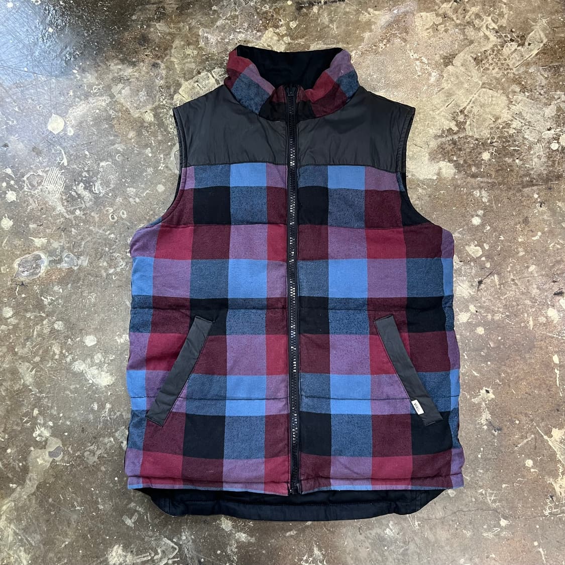 M) 반스 덕다운 리버시블 패딩 조끼 베스트 양면 패딩 조끼 상품이미지1