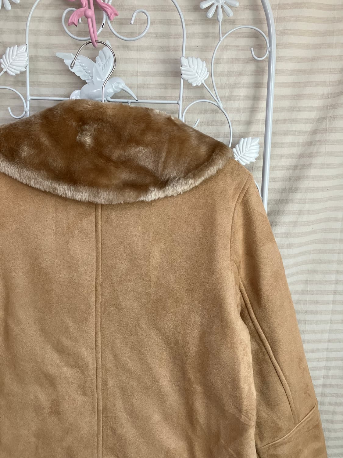 빈티지 브라운 집업 코트 y2k 스트릿 갸루 펑키 일본빈티지W-542 상품이미지4