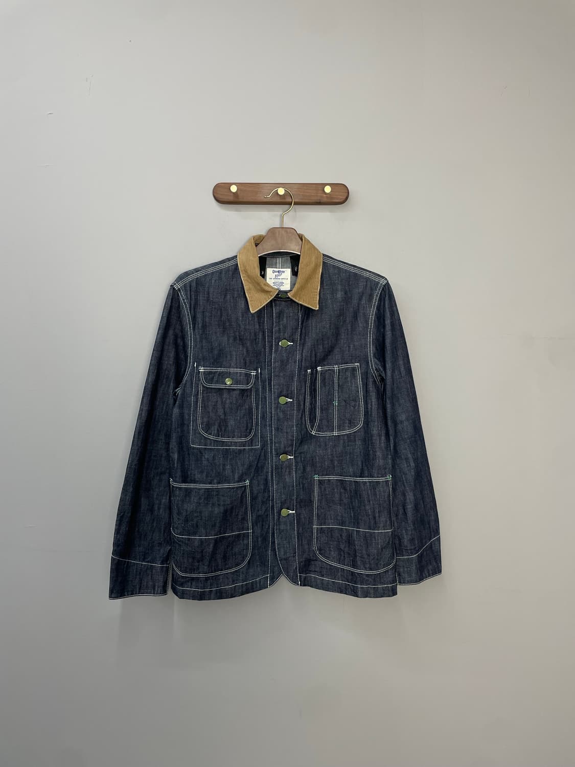 오시코시 재팬 데님 스티치 워크초어 자켓 H1385 상품이미지2
