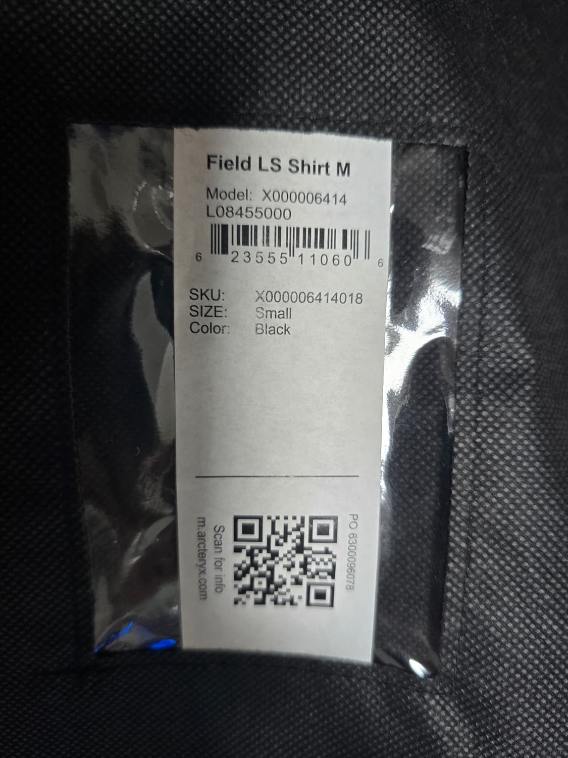 아크테릭스 베일런스 필드 LS셔츠 블랙 상품이미지4