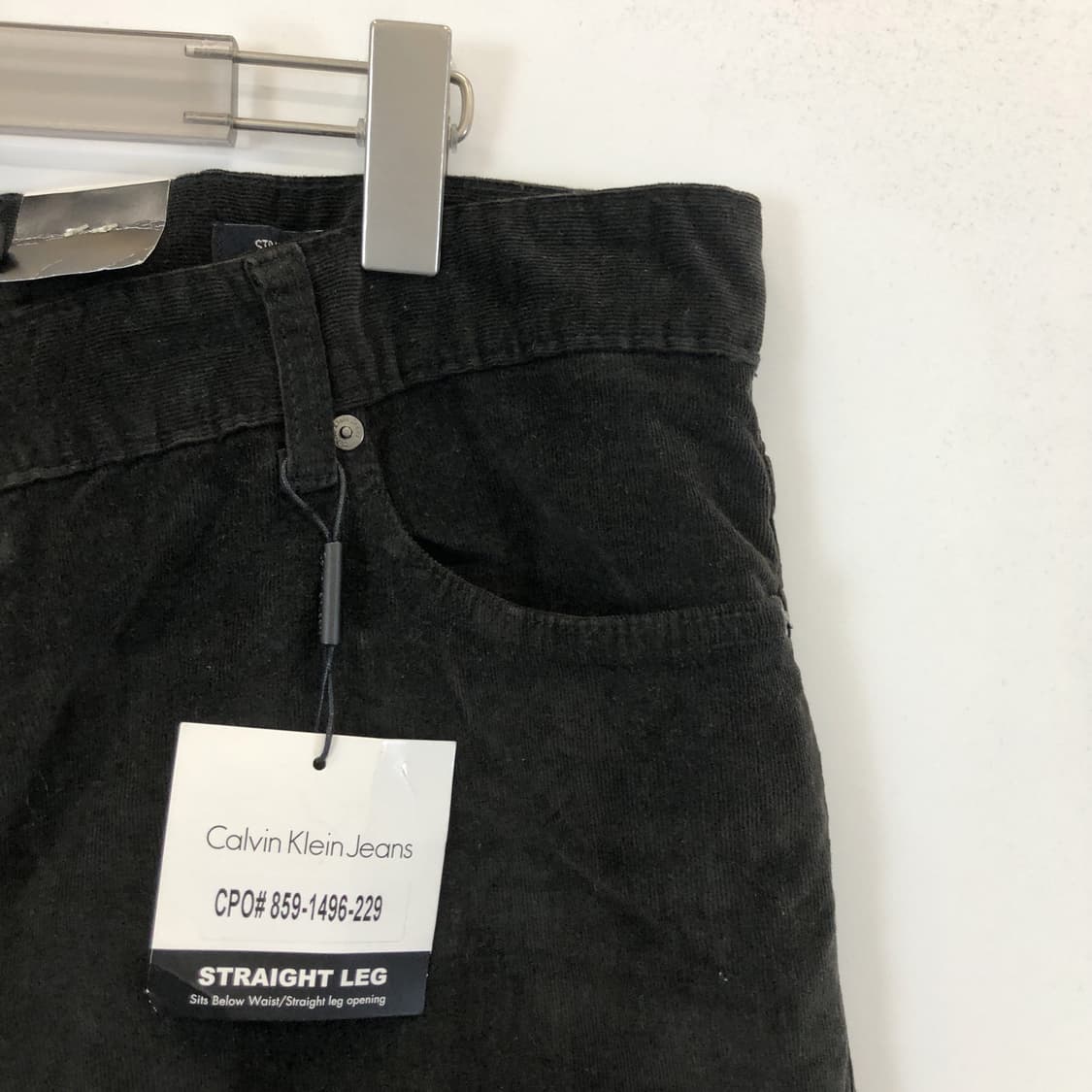ck 캘빈클라인(새상품) 코듀로이 스트레이트팬츠 38 인치 상품이미지2