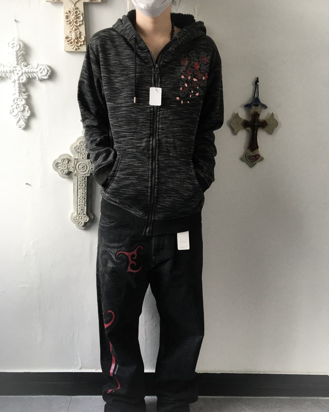 Oriental mood hood zip up 상품이미지1