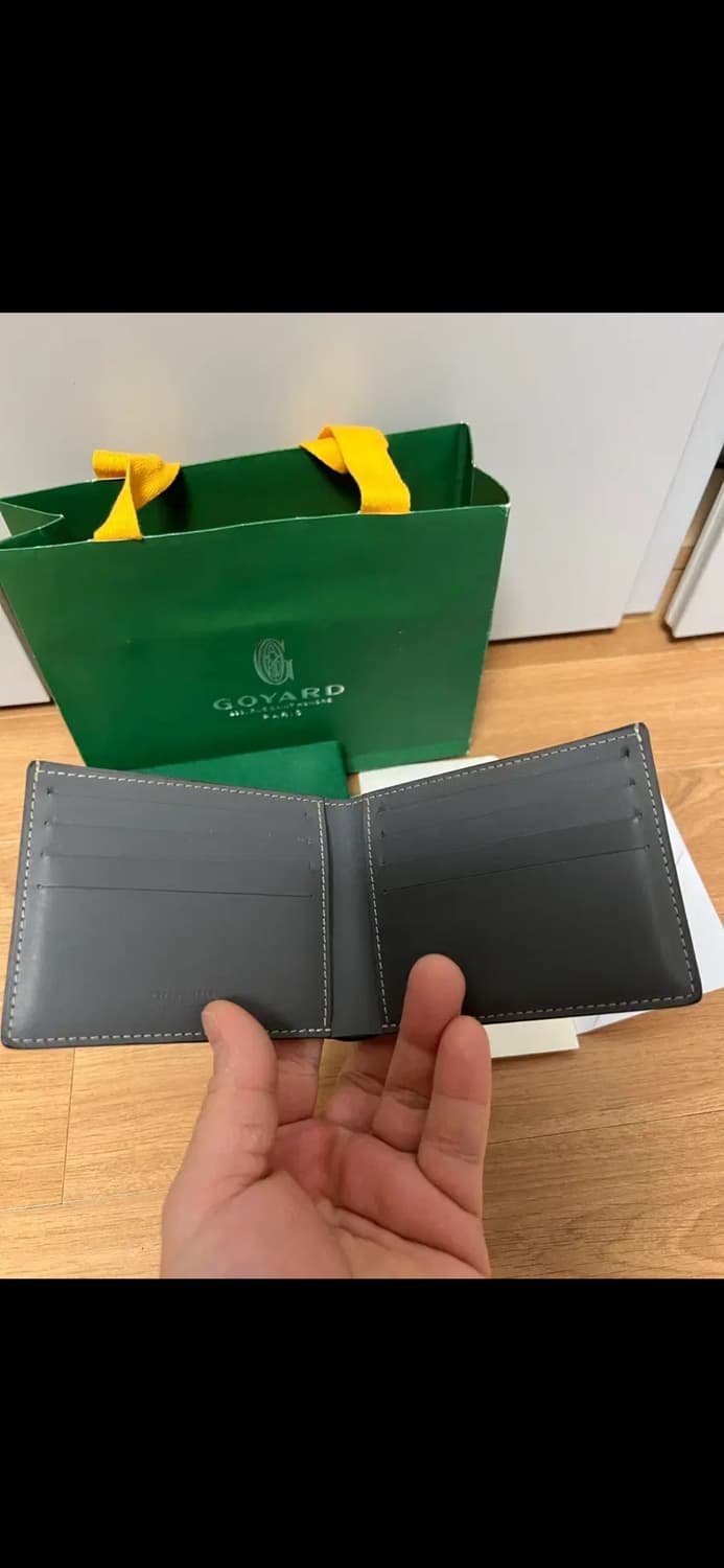 고야드 빅투아르 스페셜 그레이 반지갑 판매합니다. 상품이미지5