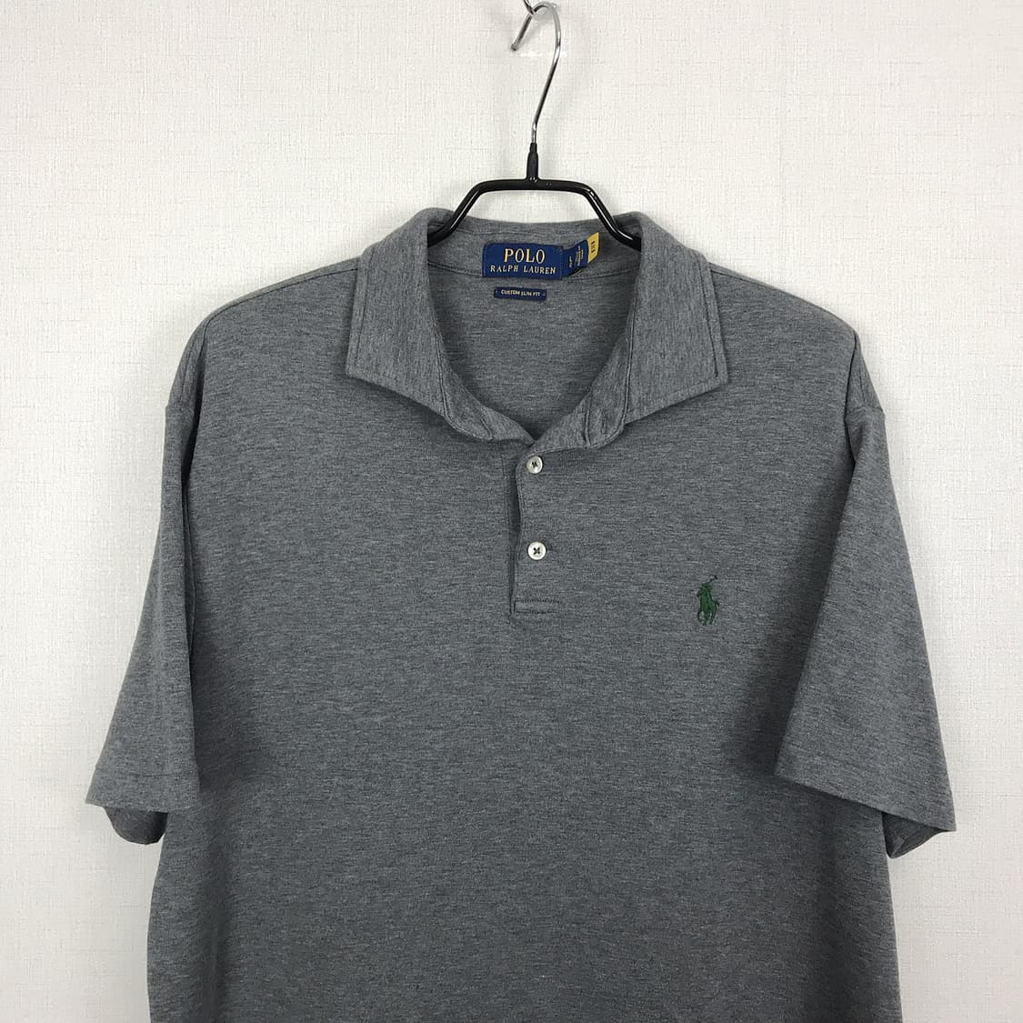 폴로 랄프로렌 커스텀 슬림핏 반팔 카라티셔츠 남성L 상품이미지3