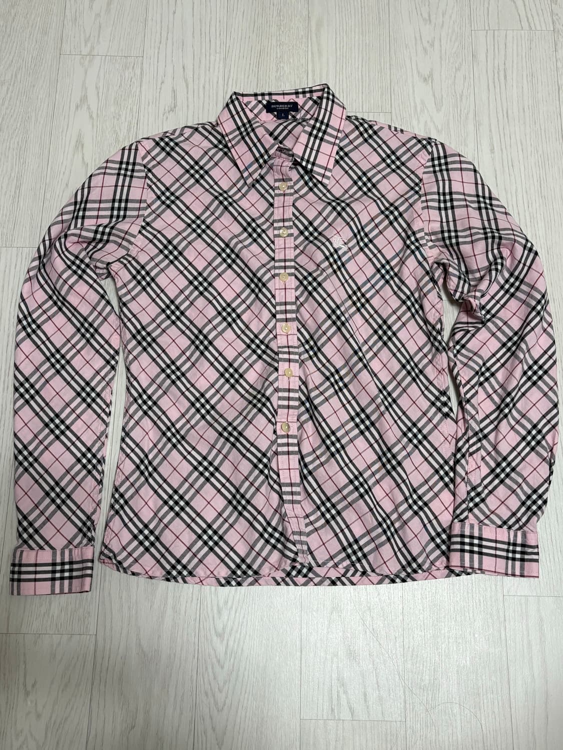 버버리 핑크 노바 셔츠 상품이미지1