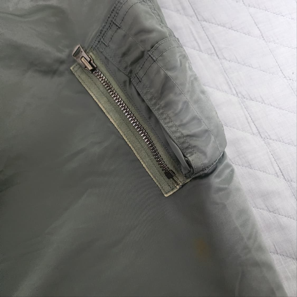 [L] 세인트미카엘 24AW MA-1 봄버 데미지 자켓 상품이미지5