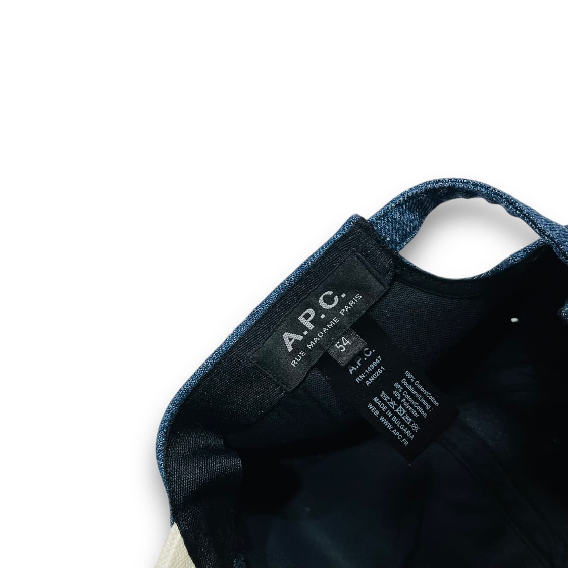 아페쎄 COEWZ 데님 워크웨어 민트급 볼캡 상품이미지6