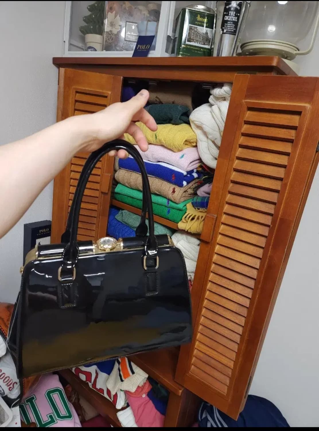 MLAMSED 핸드백 가방 토트 클러치 상품이미지5