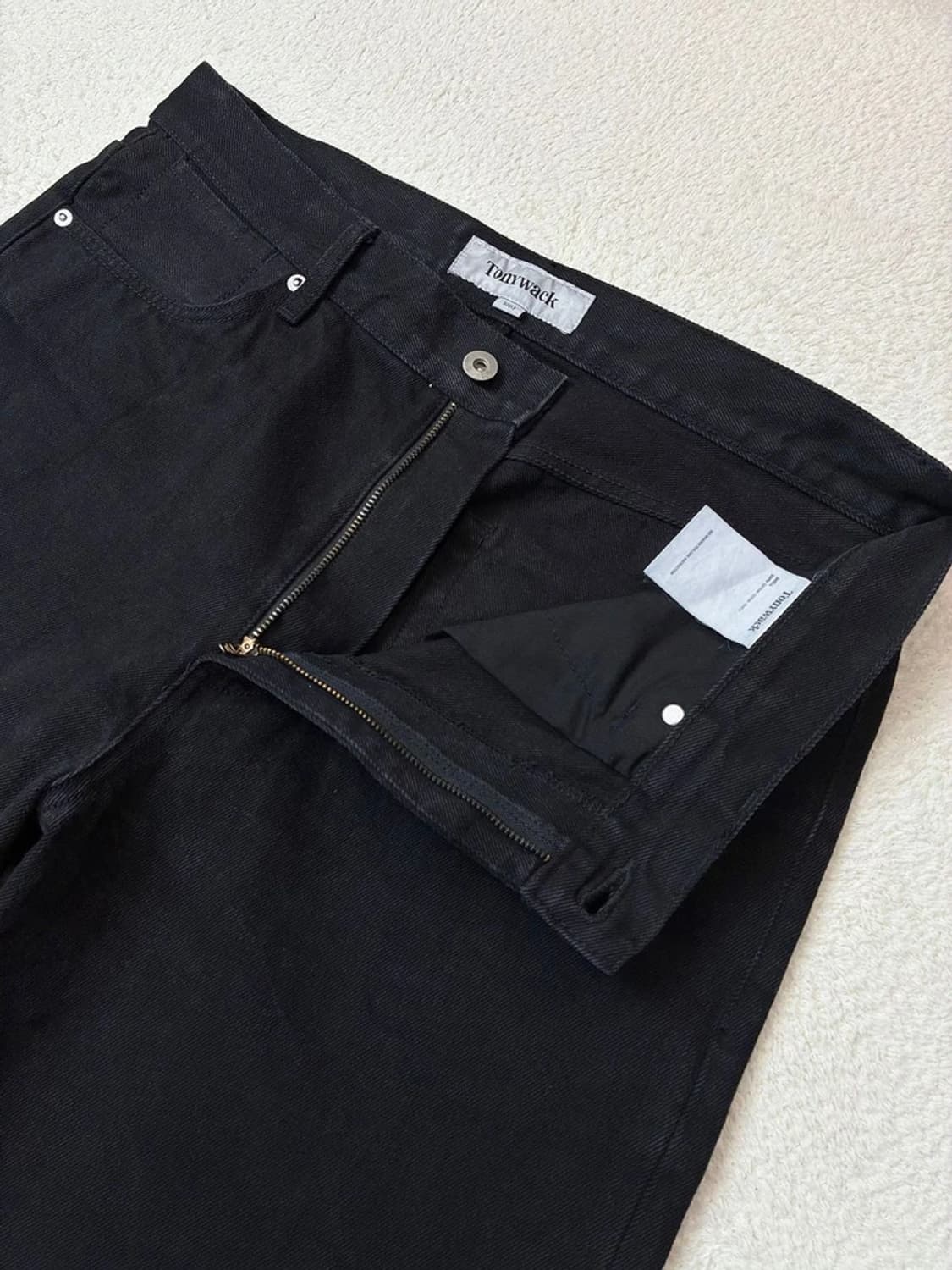 토니웩 TonyWack 와이드 레그컷 데님진  팬츠 PN5844    상품이미지3