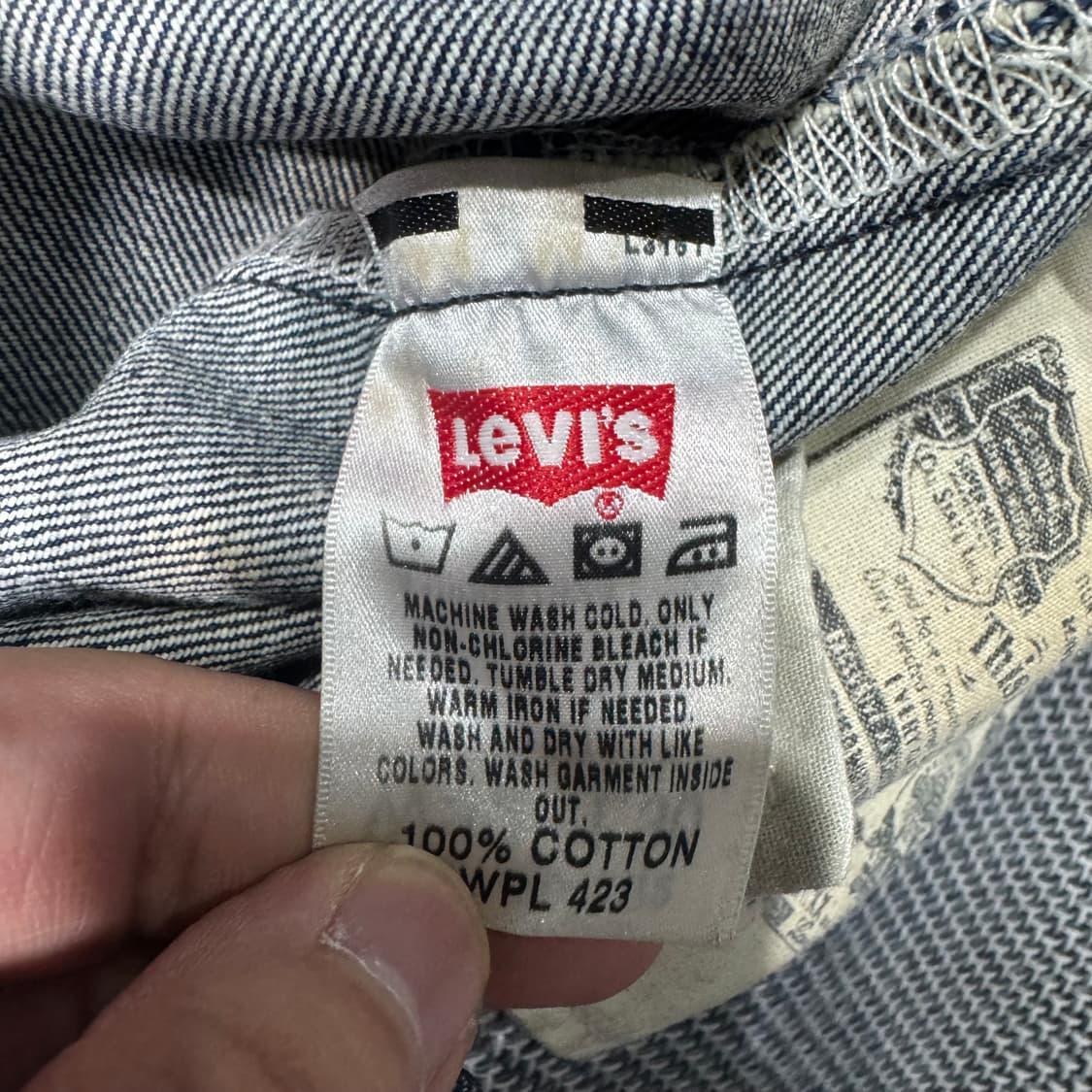리바이스 501 셀비지 데님팬츠 ( 32/OLD-8178 ) 상품이미지6