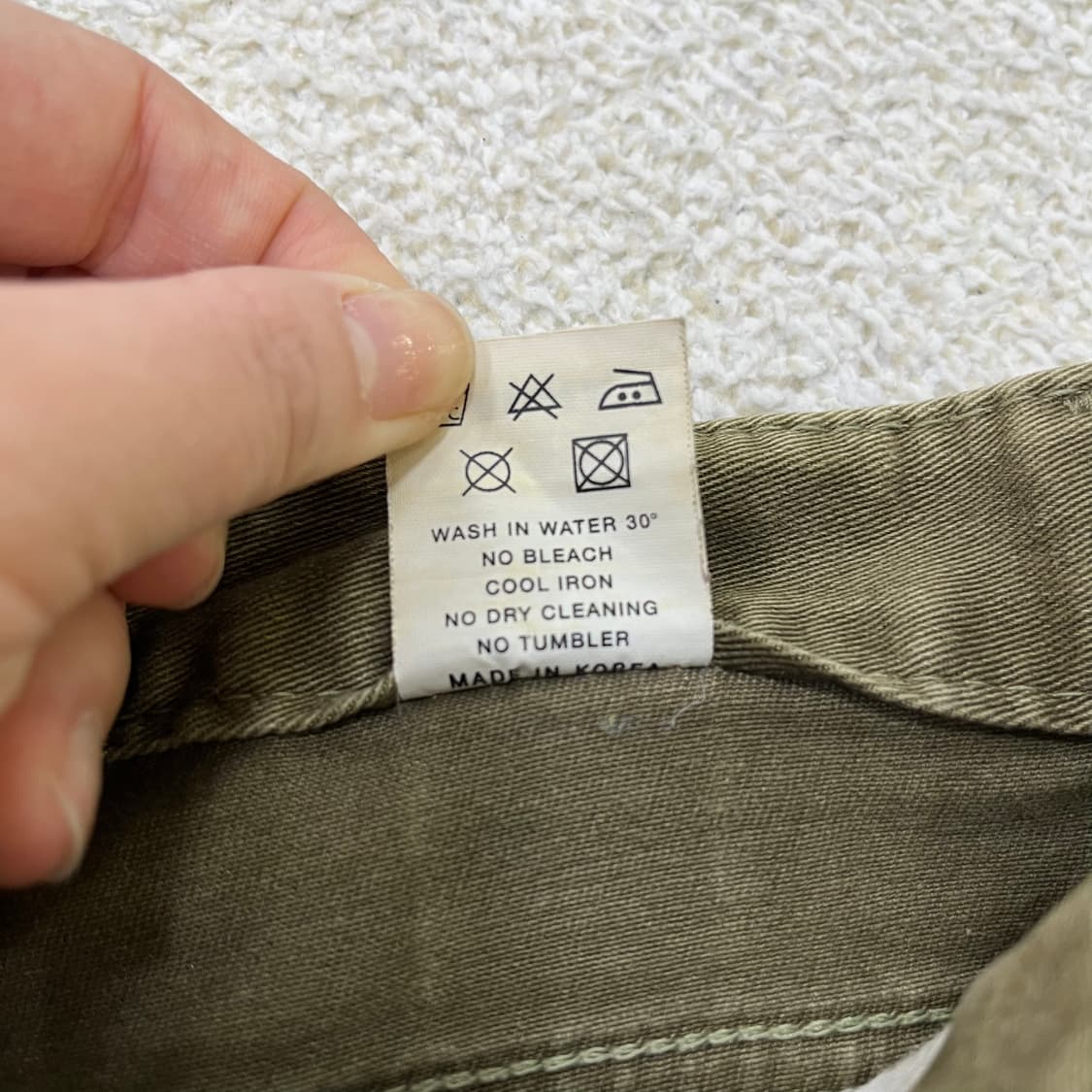 실측확인 아우라진스 데님 숏팬츠 0415M 상품이미지3