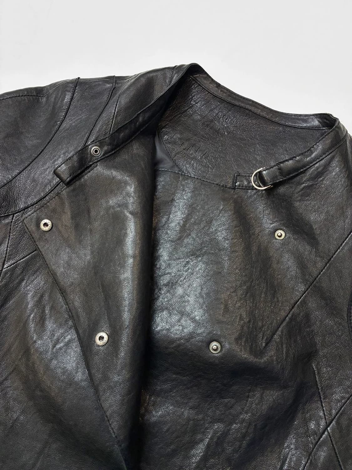 Selected 00's Y2K 락시크 펑크 양가죽 자켓 PN5533 상품이미지3