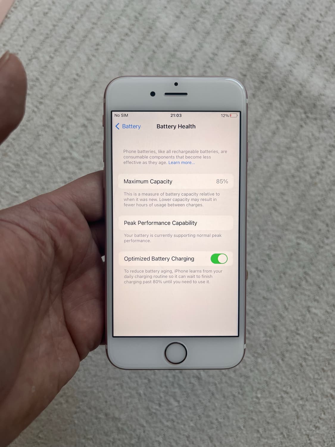 아이폰6s로즈골드 128GB 상품이미지6
