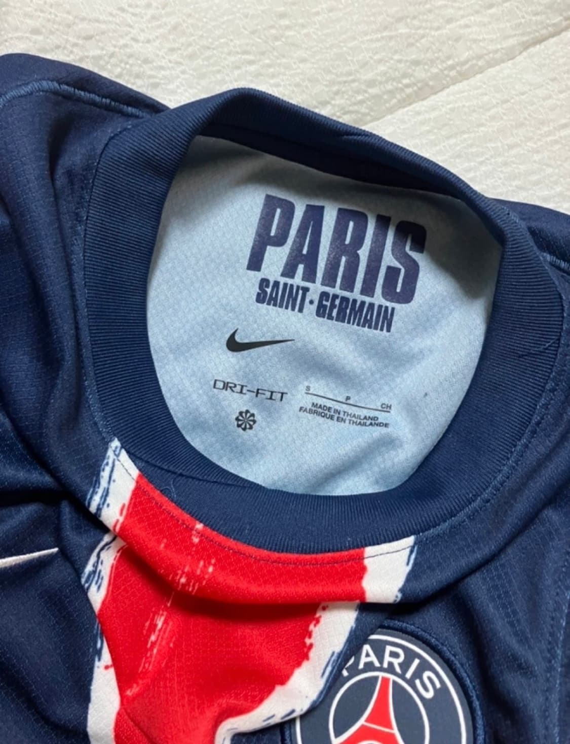 나이키 파리 생제르맹 키즈 유니폼 상의 S 새상품 상품이미지2