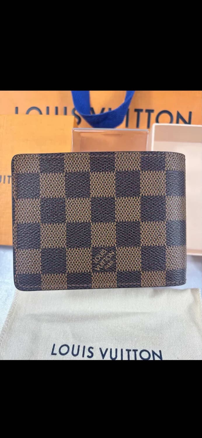 ⭐️한정판⭐️루이비통 X 채스먼 멀티플 다미에 반지갑 월릿 상품이미지2